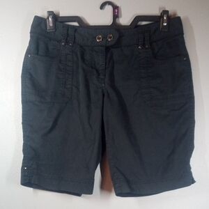 White House Black Market Black Women's Bermuda Shorts Size 10